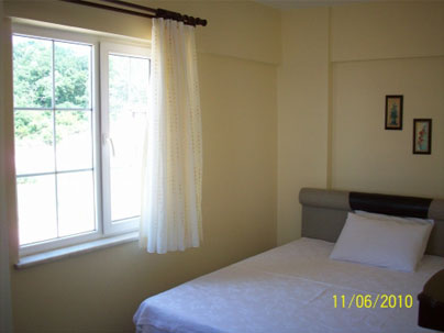 yatak odasından görünüm